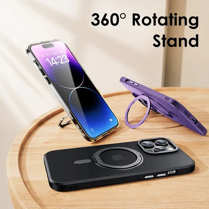 Magnetic 360Â° Rotation Stand Phone Case